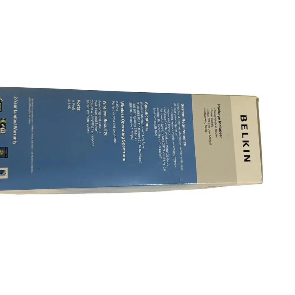 Belkin Basic Wireless Router - Picture 8 of 12